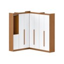 Ver imagem 2 de Guarda- Roupa Modulado Roupeiro de Canto L 7 Portas 6 Gavetas Versatille Yescasa