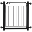 Ver imagem 1 de Portão Pet Cães Bebês Largo 69 a 84cm C/ Extensor 10cm Preto