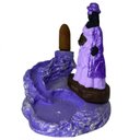 Ver imagem 3 de Incensário Cascata Orixás em Resina 12 Cm - Escolha a Cor:orixá Nanã