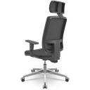 Ver imagem 3 de Cadeira Brizza Tela 3d Backplax Apoio Aluminio - Poliéster Preto