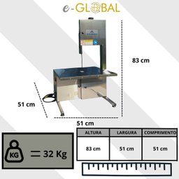 Serra Fita Inox Bancada 1,74 M Bivolt - 10