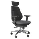 Ver imagem 3 de Cadeira Ergonomica Sublime Pcybrbl Giratoria com Apoio Lombar Airbag Duplo Preto Pcyes