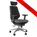 Ver imagem 5 de Cadeira Ergonomica Sublime Pcybrbl Giratoria com Apoio Lombar Airbag Duplo Preto Pcyes