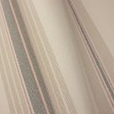 Ver imagem 4 de Papel de Parede Listrado Cinza e Bege Vinilico Lavável+ Cola para Aplicação