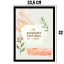 Ver imagem 7 de "Há Propósito em Todas As Coisas" Quadro Motivacional