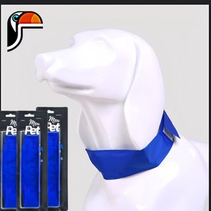 Coleira Gelada Premium:azul/g