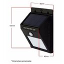 Ver imagem 4 de Luminária Led Parede Solar Jardim Externa