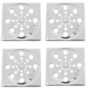 Ver imagem 1 de Ralo Inox Grelha Quadrada Rotativa Abre Fecha 10 Cm | Utilimix | 04 Un