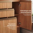 Ver mais imagens de Balcão Planejado 1 Porta 3 Gavetões 120cm com Tampo Aroeira CabeCasa MadeiraOriginals Marrom/Cedro
