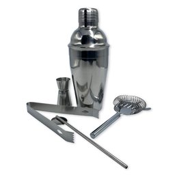Kit Bar 5pçs Coqueteleira Profissional Aço Inox 550ml Caipirinha - 8