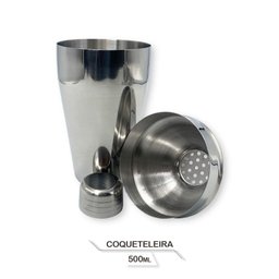 Kit Bar 5pçs Coqueteleira Profissional Aço Inox 550ml Caipirinha - 12