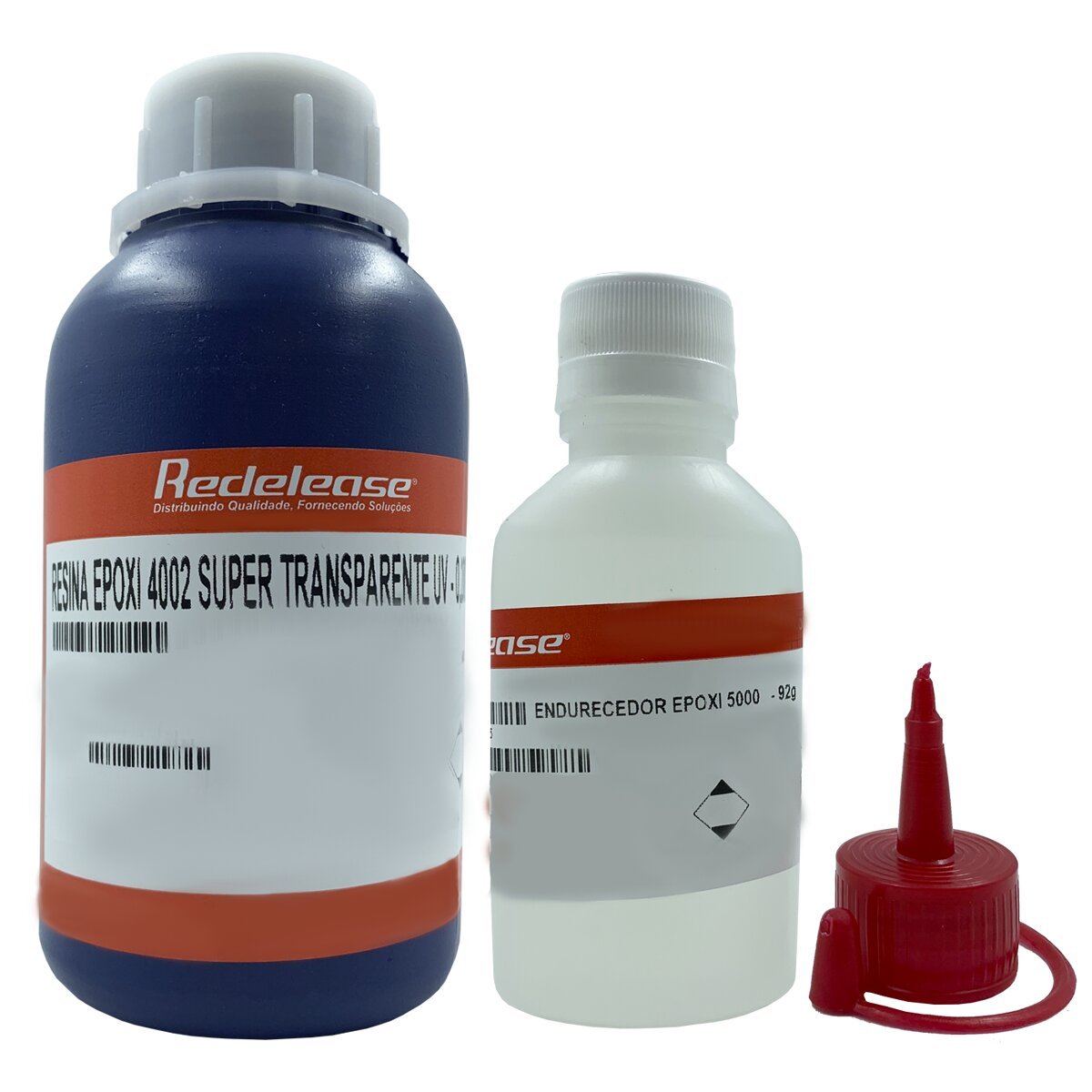 Resina Epoxi 4002 Alta Viscosidade ULTRA TRANSPARENTE e Proteção UV Com Endurecedor (286 g)