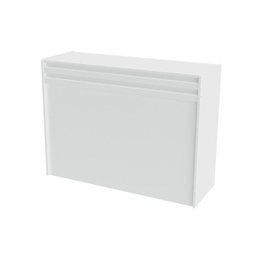 Balcão De Atendimento Para Loja 100% MDF 125x95x45 cm Comac - Branco - 1
