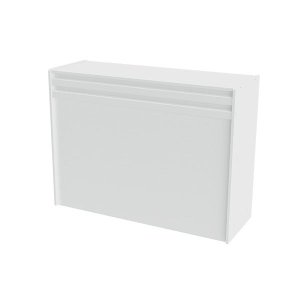 Balcão De Atendimento Para Loja 100% MDF 125x95x45 cm Comac - Branco