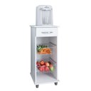 Ver imagem 1 de Fruteira Regia com 2 Cestos e 1 Gaveta Branco Brilho - Móveis Fiorello