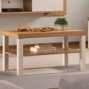 Ver imagem 2 de Mesa de Centro para Sala 80 Cm 4565 Carvalho Off White Arly