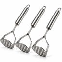 Ver imagem 2 de Kit 3 Amassador de Batata Inox Manual 26cm Pro Chefline 3054