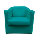 Ver imagem 2 de Poltrona Decorativa Tilla Suede Azul Turquesa - Leal Decorados