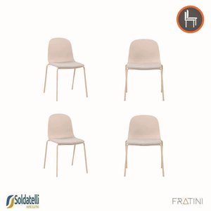 Kit 4 Cadeiras Design Bilbao Várias Cores - Fratini