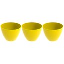Ver imagem 1 de Kit 3 Tigelas Redonda Grande 6,2l Amarela Crippa Servir Salada Frutas Pratos Quentes