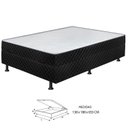 Ver imagem 3 de Cama Box Casal Conjugada c/ Baú 138x188 Udine Preto