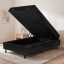 Ver imagem 6 de Cama Box Casal Conjugada c/ Baú 138x188 Udine Preto