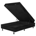 Ver imagem 4 de Cama Box Casal Conjugada c/ Baú 138x188 Udine Preto