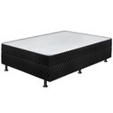 Ver imagem 2 de Cama Box Casal Conjugada c/ Baú 138x188 Udine Preto