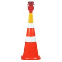 Ver imagem 3 de Sinalizador Solar Viario Kit 20 Uni Cone Obra Luz Led Sinalizaçao Automatica Segurança Estrada Rodov