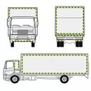 Ver imagem 5 de Faixa Refletiva Sinalizaçao 25 Metros Segurança Seta Verde Fluorescente Caminhao Via Publica Estrada