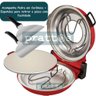 Forno de Pizza Elétrico Completo Italiano para Cozinhar em Casa com a Família Vermelho 110v - 5