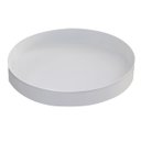 Ver imagem 3 de Mesinha Redonda Lateral Bandeja Apoio Sala Aço Collie - Branco