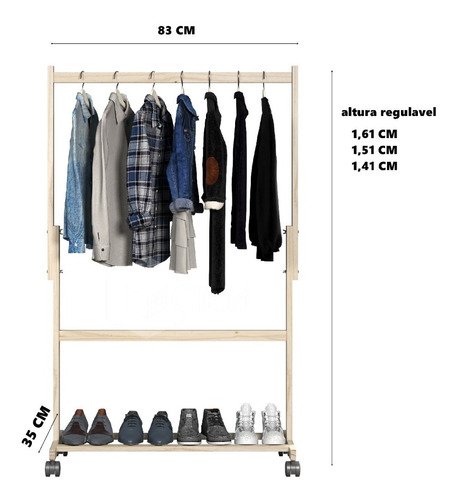 Kit De Cabideiros Para Loja Estilo Aberto - 3