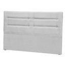 Ver imagem 1 de Cabeceira Atenas Queen 1,60 Laminado Branco Simbal
