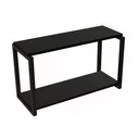 Ver imagem 1 de Nicho Decorativo 2 Prateleiras Preto 60x20 Design Industrial