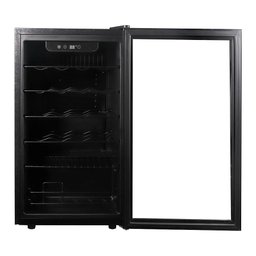 Adega de Vinhos Compressor Hq 75 Litros 24 Garrafas Preto Hq-av24h 220v - 4
