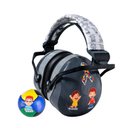 Ver imagem 1 de Abafador de Ruido 26 Db Cinza com Arco para Colorir Minhas Emoções + Quebra-cabeça Bola