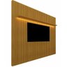 Painel para Tv 70 Polegadas 2.30m Ripado com Led Nobre Naturale - Gelius Móveis - 2