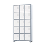 Armário Roupeiro De Aço 15 Portas Para Vestiário Academia Locker Branco - 1