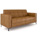 Ver imagem 1 de Sofá 3 Lugares Sala Living Industrial 180cm Senna K01 Couríssimo Whisky - Lyam Decor