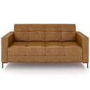 Ver imagem 3 de Sofá 3 Lugares Sala Living Industrial 180cm Senna K01 Couríssimo Whisky - Lyam Decor