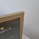 Ver imagem 3 de Porta Retrato Poliestireno - Cinza - Dourado 21 X 30cm