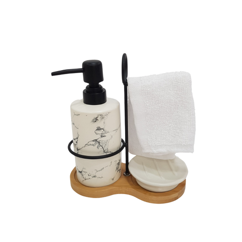 Conjunto Kit Banheiro/lavabo 4 Peças