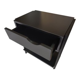 Mesa de Cabeceira 1 Gaveta Móvel Apoio Lateral de Cama - 2