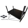 Mesa de Cabeceira 1 Gaveta Móvel Apoio Lateral de Cama - 3