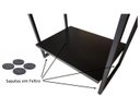 Ver imagem 4 de Mesa de Cabeceira 1 Gaveta Móvel Apoio Lateral de Cama