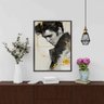Quadro Elvis Presley - Love Me Tender 45x34cm:moldura Preta - 1
