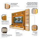 Ver imagem 5 de Rack com Painel Ripado para TV até 85 Polegadas com LED 100% MDF 266,8cmx224cm Rodízios Esp Nobre Clean Requinte Luminare