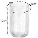 Ver imagem 2 de Jogo com 6 Copos de Vidro Canelado Transparente 460ml