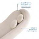 Ver imagem 7 de Sofá 3 Lugares Orgânico 200cm Fava CabeCasa MadeiraOriginals Branco Offwhite
